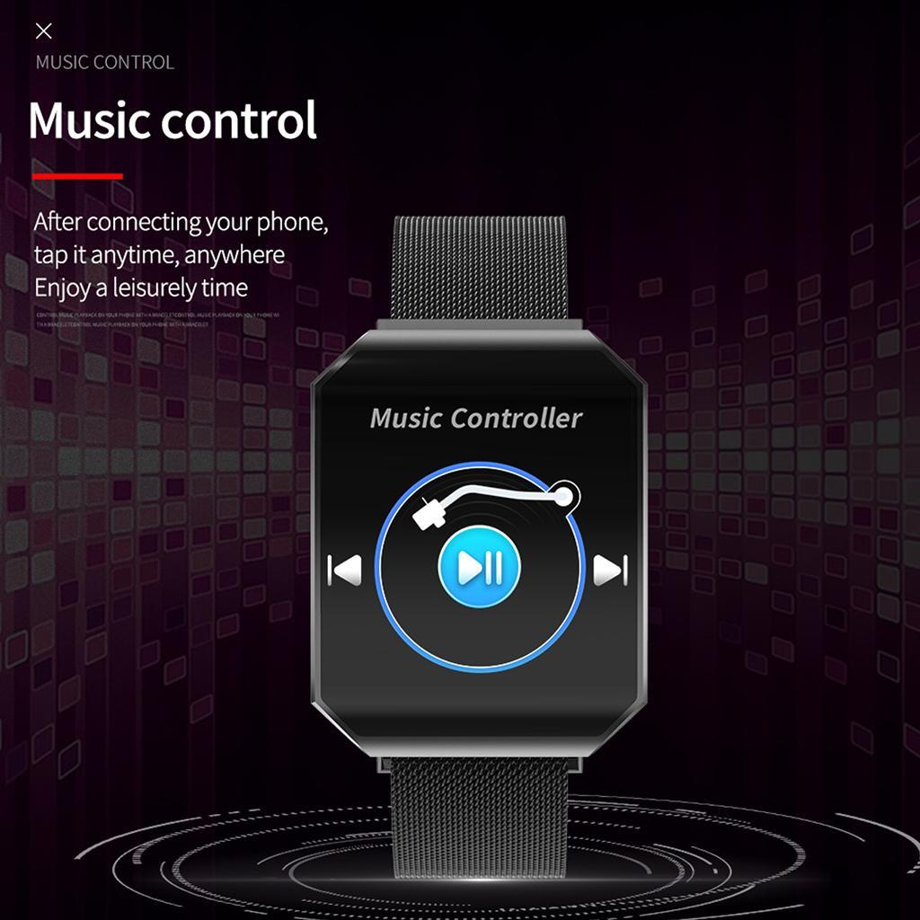 Fitness Bracelet Monitor Support for IOS 8.0 Black