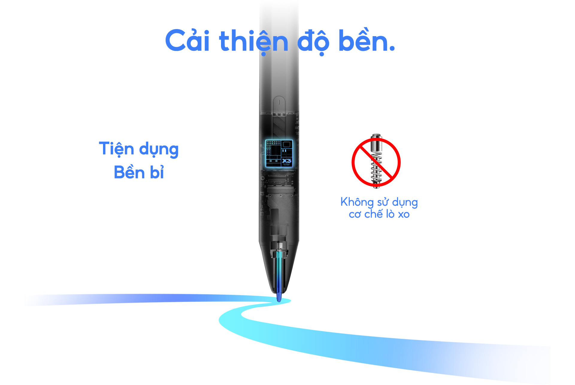 Bút Vẽ Cảm Ứng Stylus X3 Elite Cho Dòng Bảng Vẽ XP-Pen Dùng Chip X3 - PH10B - Hàng Chính Hãng