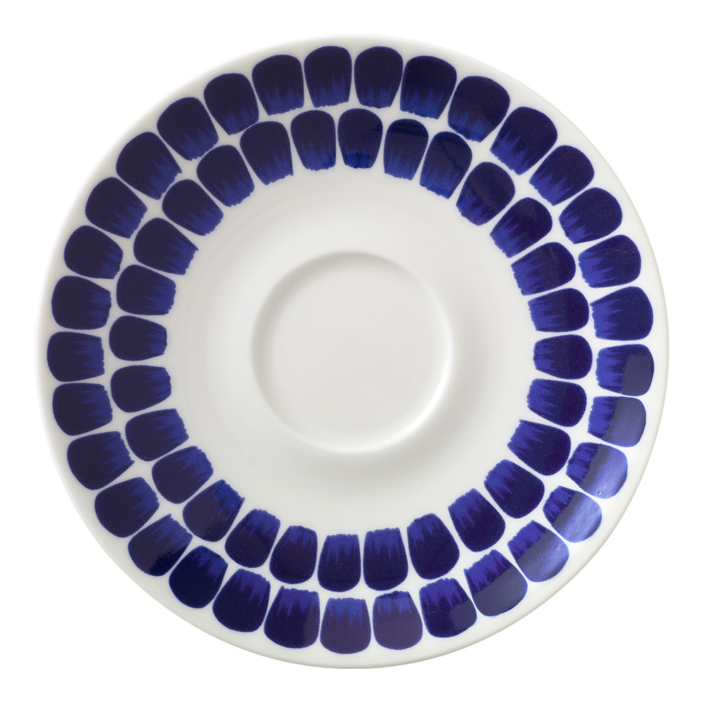 Đĩa sứ Tuokio Iittala, họa tiết xanh cobalt