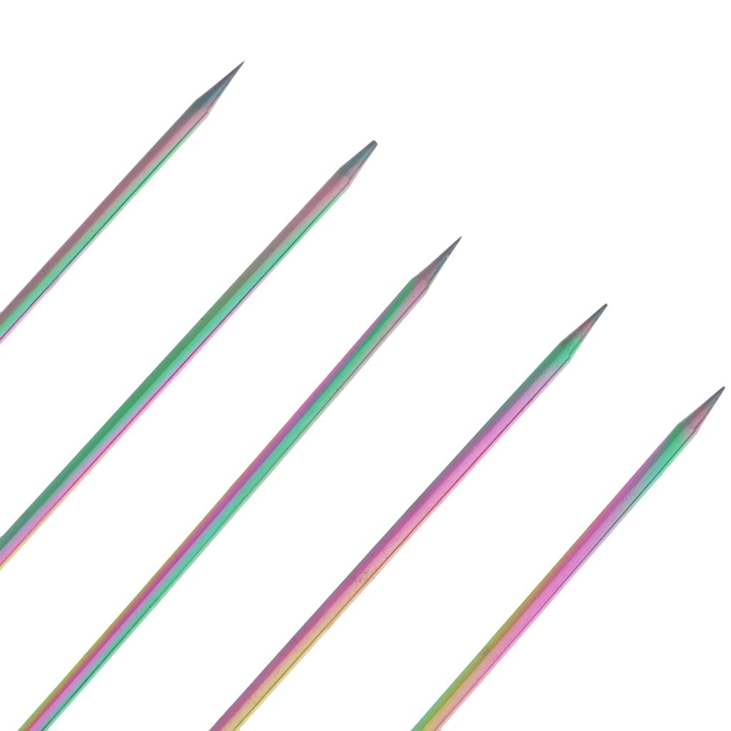 5Pcs/set Stainless Steel Cocktail Picks Cocktail Fruit Sticks Bar Tools for Bar Dringks Home Party Decor