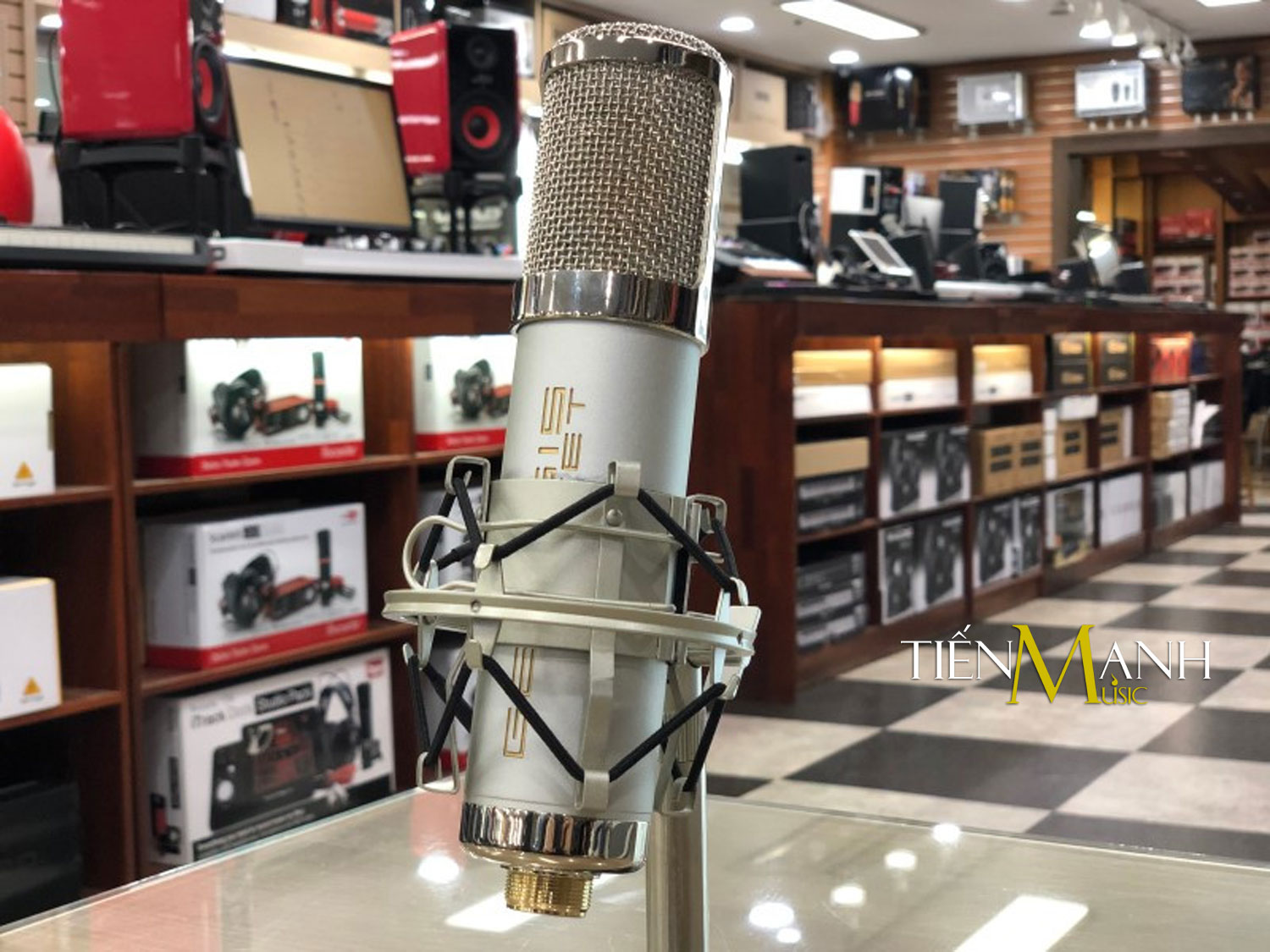 Micro MXL Genesis FET HE Thu Âm Condenser Livestream Mic Phòng Thu Studio Heritage Edition Microphone Cardioid Hàng Chính Hãng