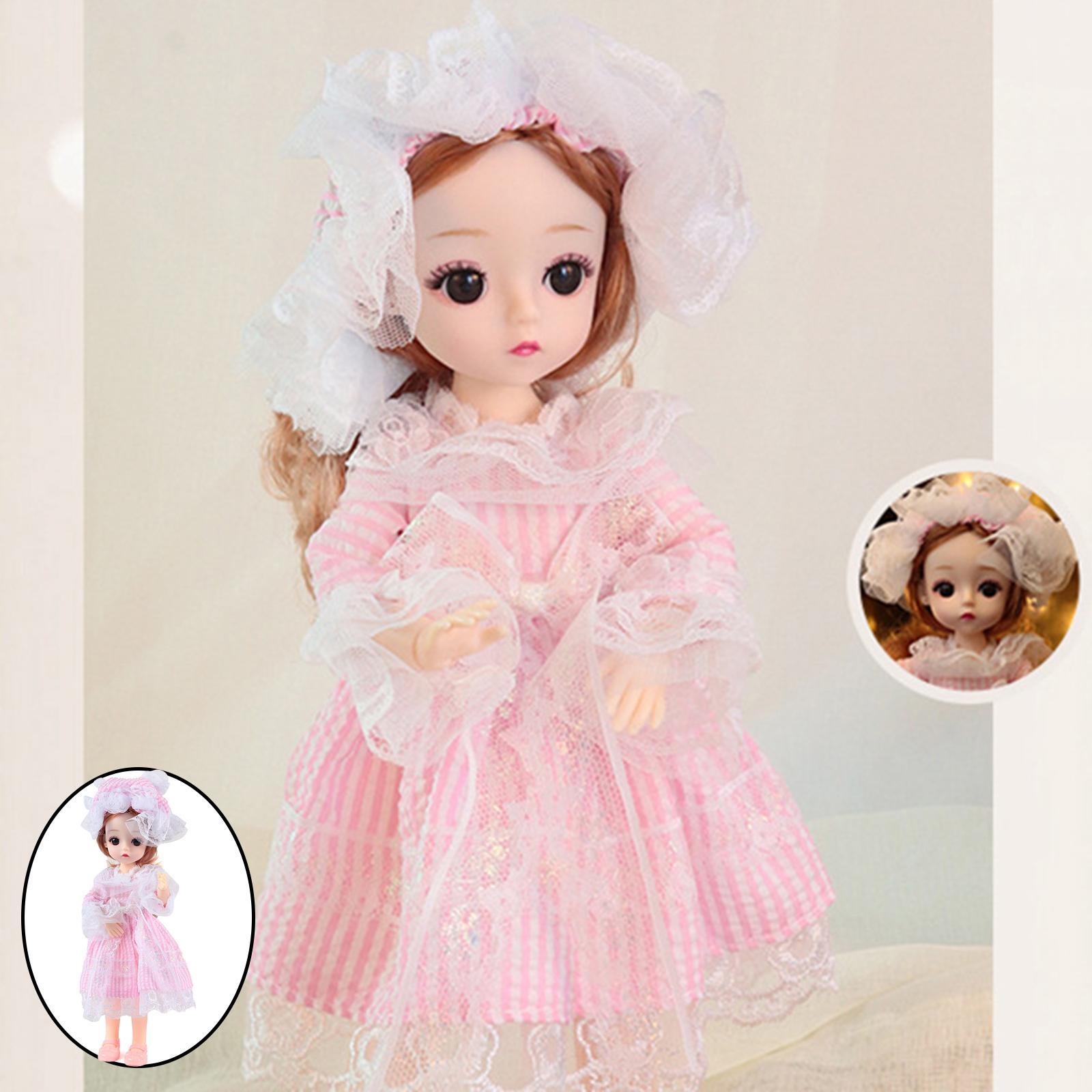30cm Bjd Doll Girl Doll Beautiful Outfit 1/6 Doll for Birthday