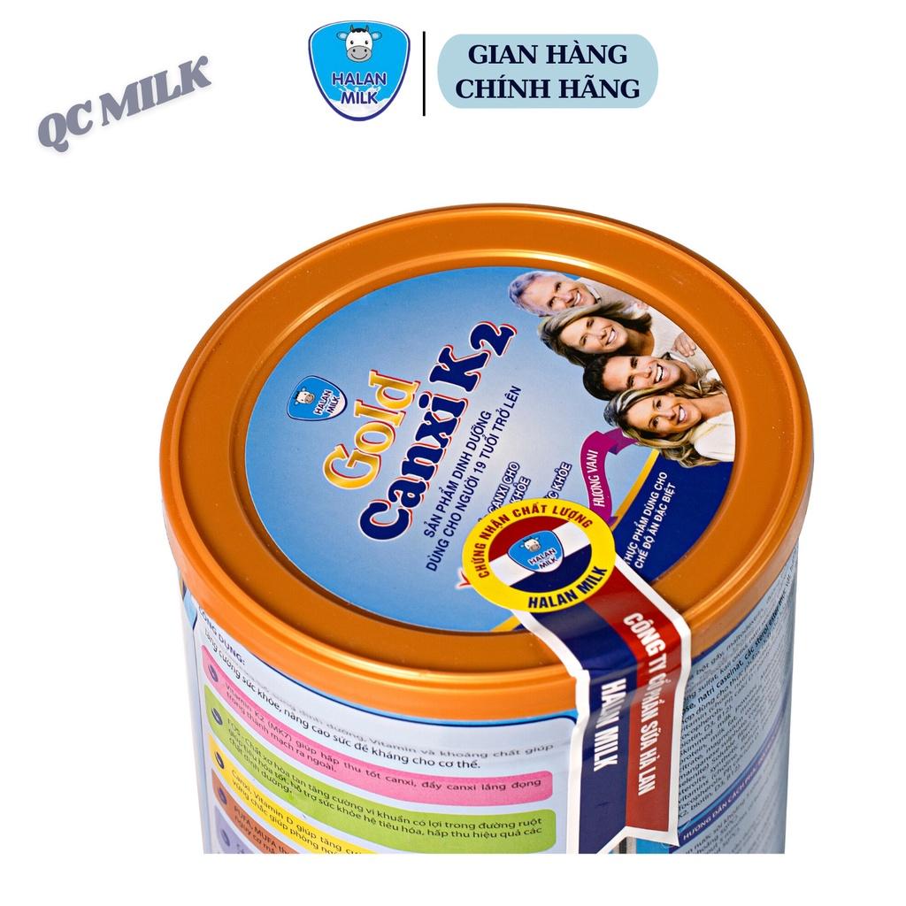 Sữa bột Gold canxi k2 halanmilk 900g - Cung cấp Canxi cho xương chắc khỏe,tăng cường sức khỏe, Halanmilk