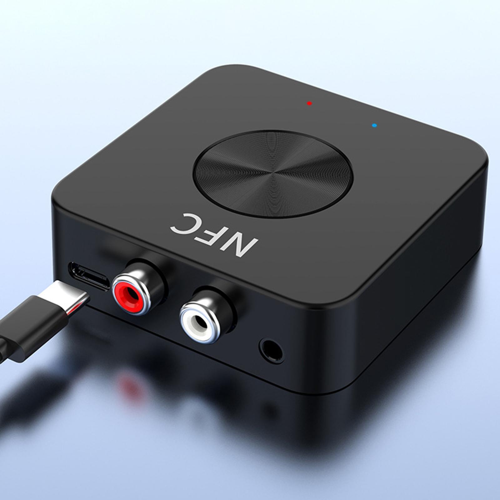 NFC Wireless Bluetooth Receiver HiFi AUX RCA Bluetooth 5.0 ,Audio Adapter ,Transmitter ,for Music ,Sound System ,Streaming, Home Stereo