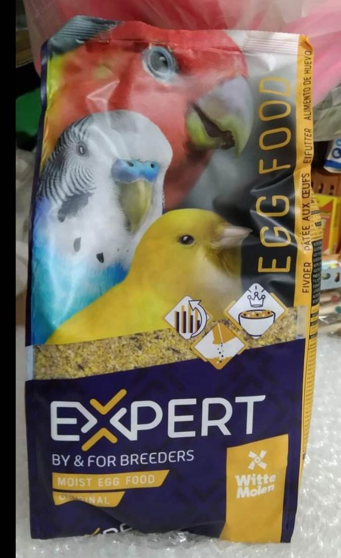 100GRAM CÁM TRỨNG EXPERT CHO YẾN PHỤNG, LB, COCK, GREEN CHECK, SUN, XÍCH, XÁM,MACAW..