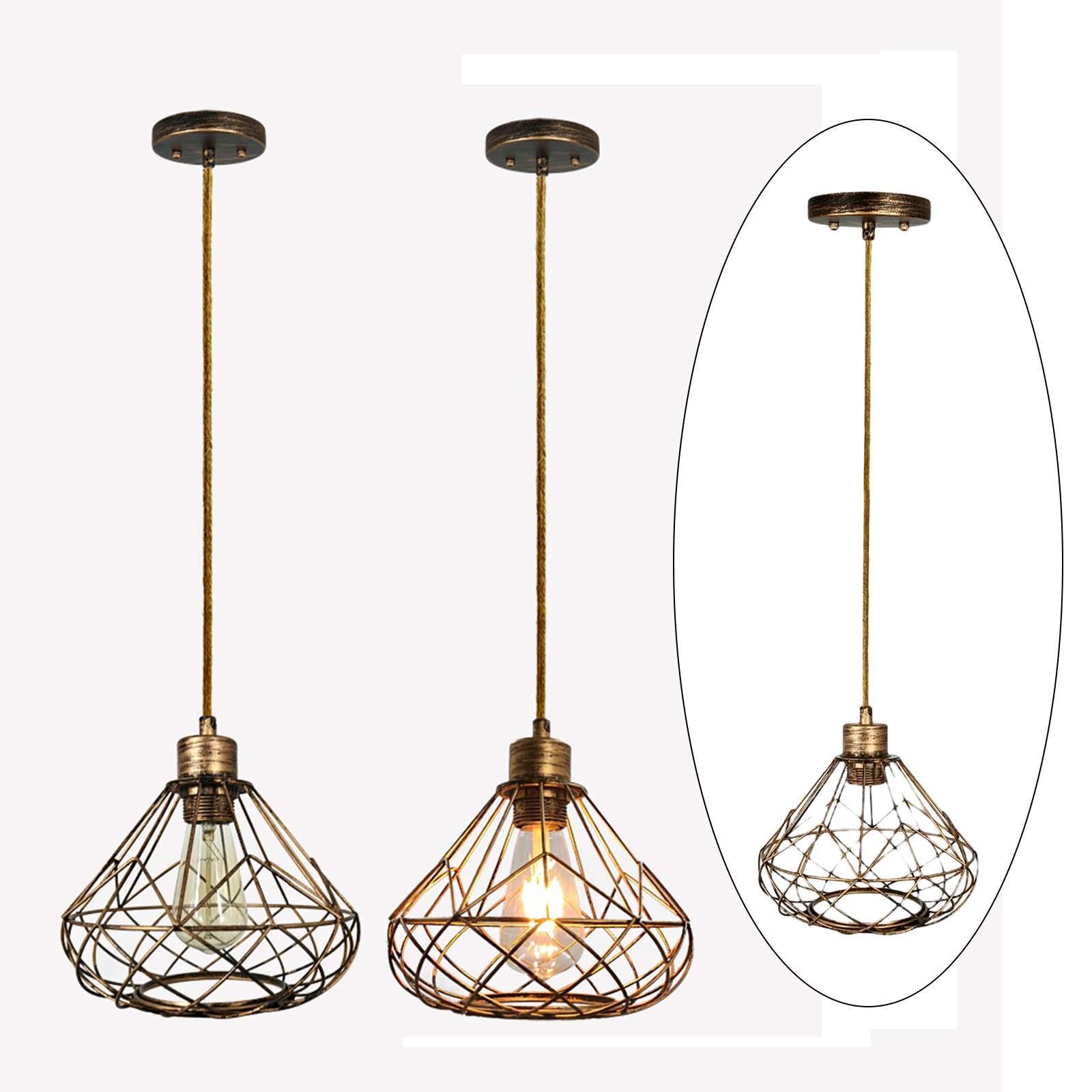 Rustic Lantern Chandelier Hanging Light Fixture for Farmhouse Party Bedroom 1m