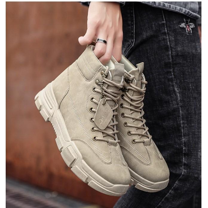 Giày cổ cao thời trang nam cao cấp, Giày thể thao/ Sneakers RM6003B 2 màu