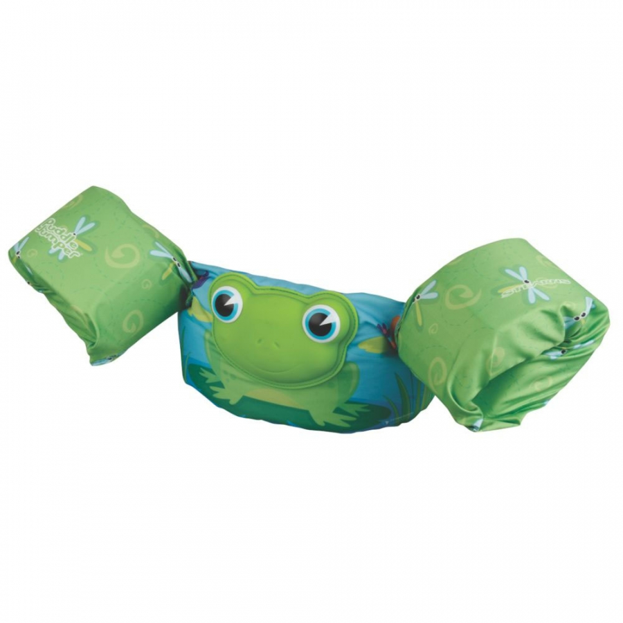Phao đeo tay Deluxe 3D Coleman - 2000019607- 7547 - Xanh lá - Puddle Jumper Bahamas 3d Frog
