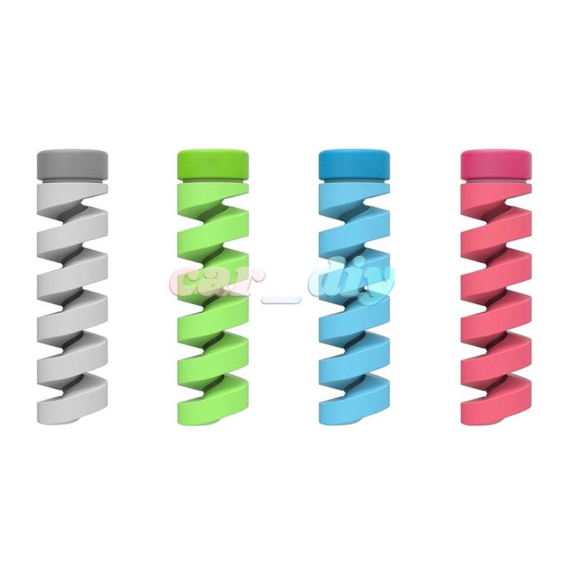 1 Đế Giữ Dây Cáp Sạc/Tai Nghe/ Dây Cáp USB 7 Lỗ Bằng Silicon Tiện Dụng