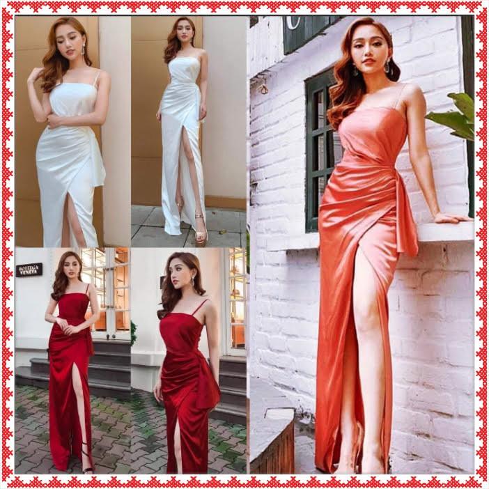 DCC _ ĐẦM BODY CAO CẤP MÀU CAM DỰ TIỆC SANG TRỌNG NGỌT NGÀO