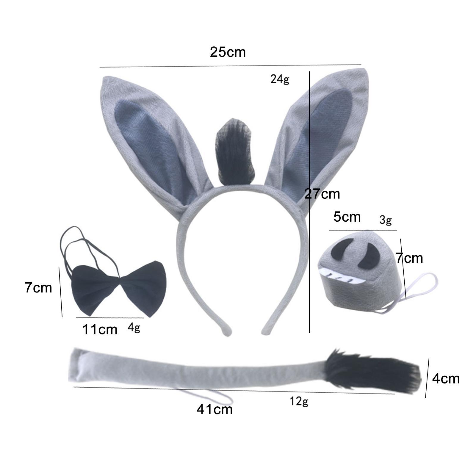 Kids Fancy Dress Up Bunny Costumes Props for Performance Theater Stage