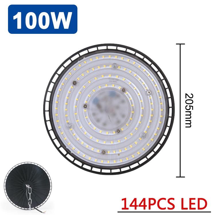 Đèn LED Siêu Sáng Chiếu Sáng Công Nghiệp Đèn Garage 100W 150W 200W High Bay Light Chống Nước IP65 Cho Phòng Tập Gym Nhà Kho Nhà Máy