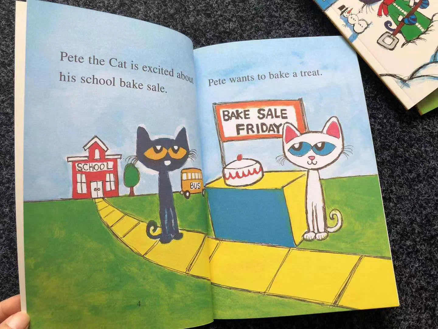 Pete The Cat bọc seal 24q nhập khẩu tặng kèm file nghe MP3