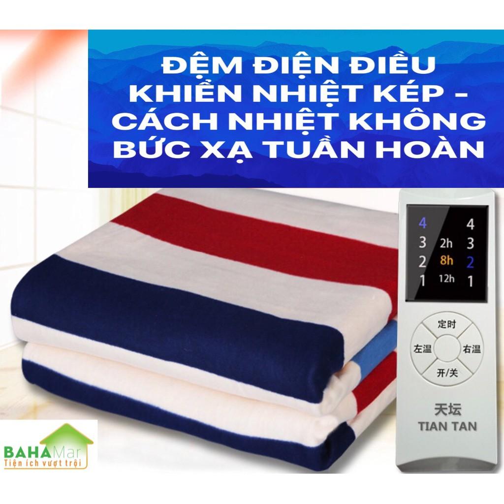 ĐỆM ĐIỆN ĐIỀU KHIỂN NHIỆT KÉP - CÁCH NHIỆT KHÔNG BỨC XẠ TUẦN HOÀN Làm nóng bằng hệ thống ống nước an toàn