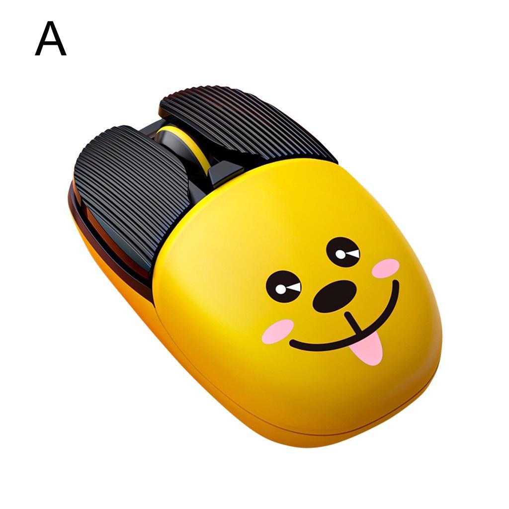 Chuột Không Dây Bluetooth A10 Chế Độ Kép Hoạt Hình Sáng Tạo Cho Văn Phòng