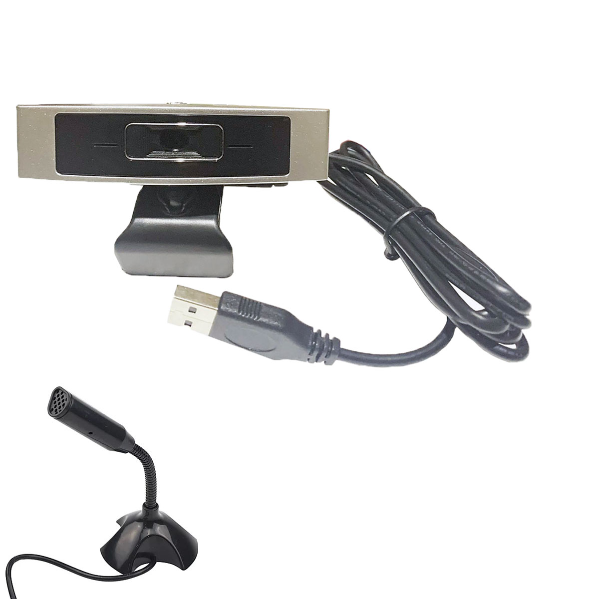 Webcam CM-330G Kèm Microphone Thu Âm M-306 Black Giúp Live Stream Học Trực Tuyến