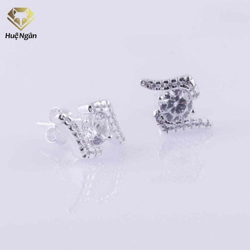 Bông tai bạc Ý 925 Huệ Ngân - Nụ tầm xuân RYE140215