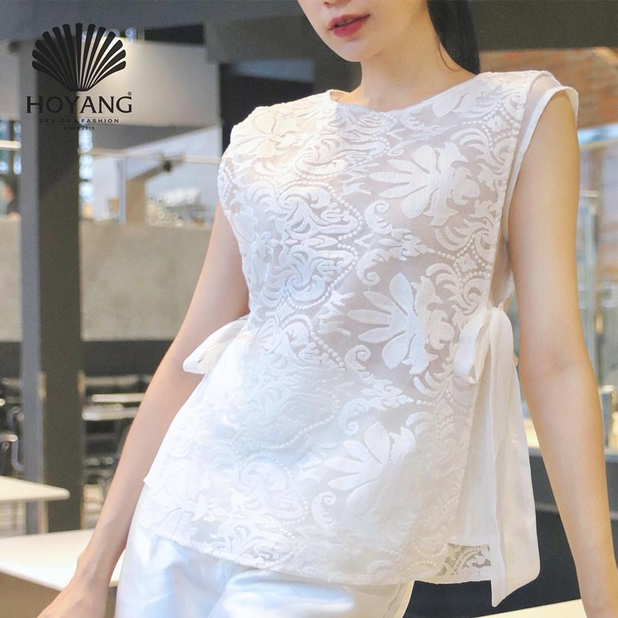 Áo Ren Buộc Nơ Eo High Fashion HOYANG A192