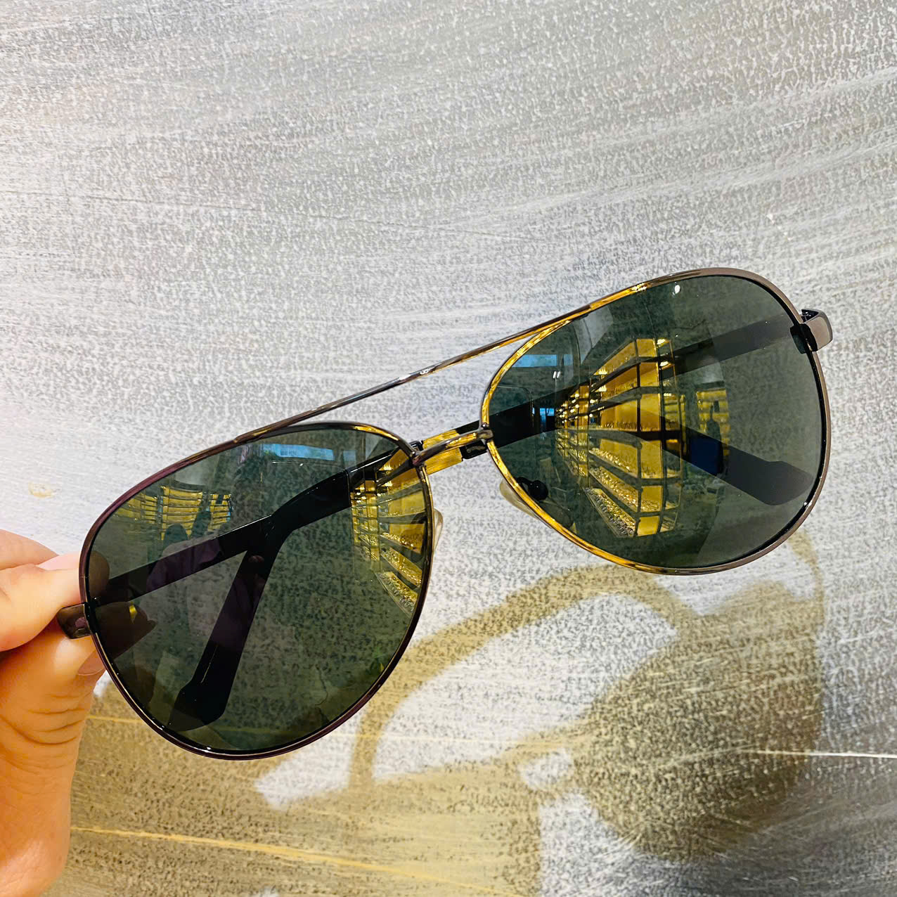 Kính mát mã lẻ thời trang nam chống UV giảm chói lóa thương hiệu mắt kính OURESS