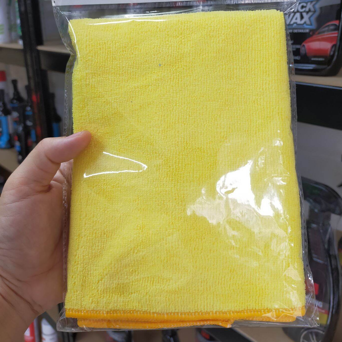 Khăn lau xe chuyên dụng microfiber 35cm x 40cm KL02