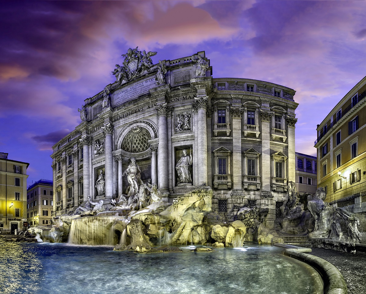 Bộ tranh xếp hình cao cấp 500 mảnh ghép – Trevi Fountain