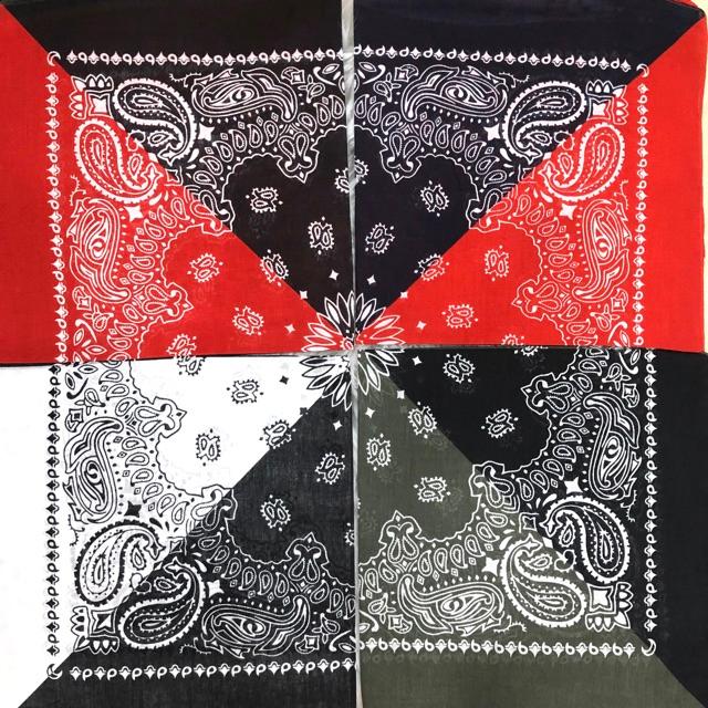 Khăn bandana nhiều màu họa tiết size 55x55cm