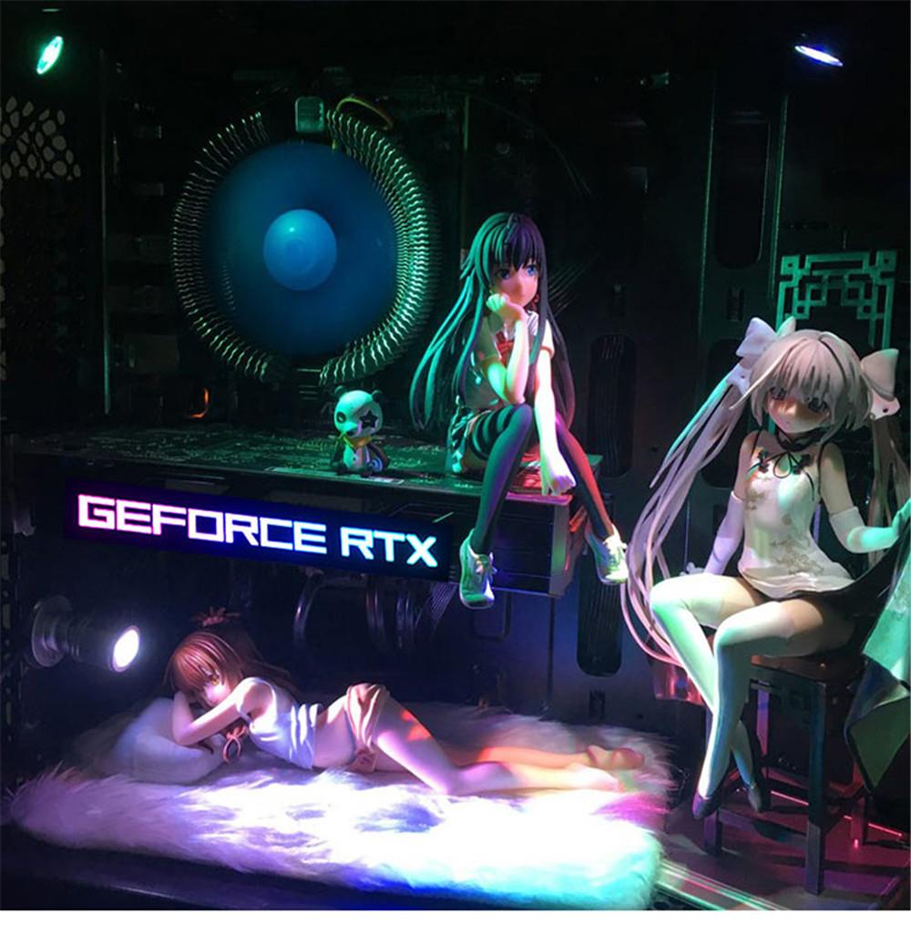 FREEZEMOD CPU Mặt Bên RTX3090 Trang Trí Khung Xe Card Đồ Họa Đức Tin Đèn Tản Nhiệt Nước Một Phần 5V3PIN AURA ARGB XYD-5V