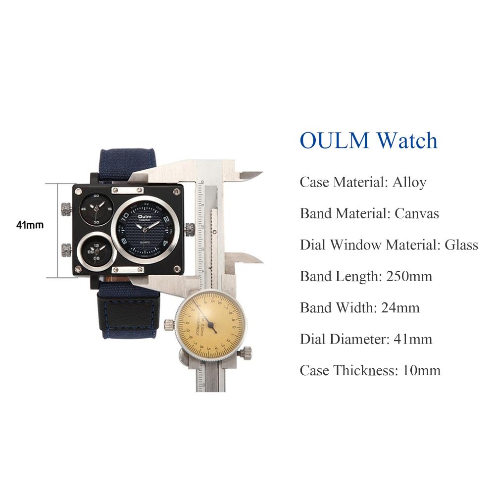 Đồng hồ OULM dành cho nam doanh nhân thể thao 