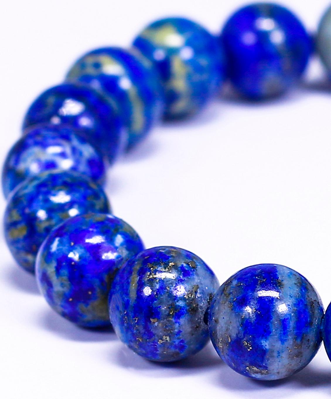 Vòng tay đá Lapis Lazuli size hạt 8mm mệnh thủy, mộc - Ngọc Quý Gemstones