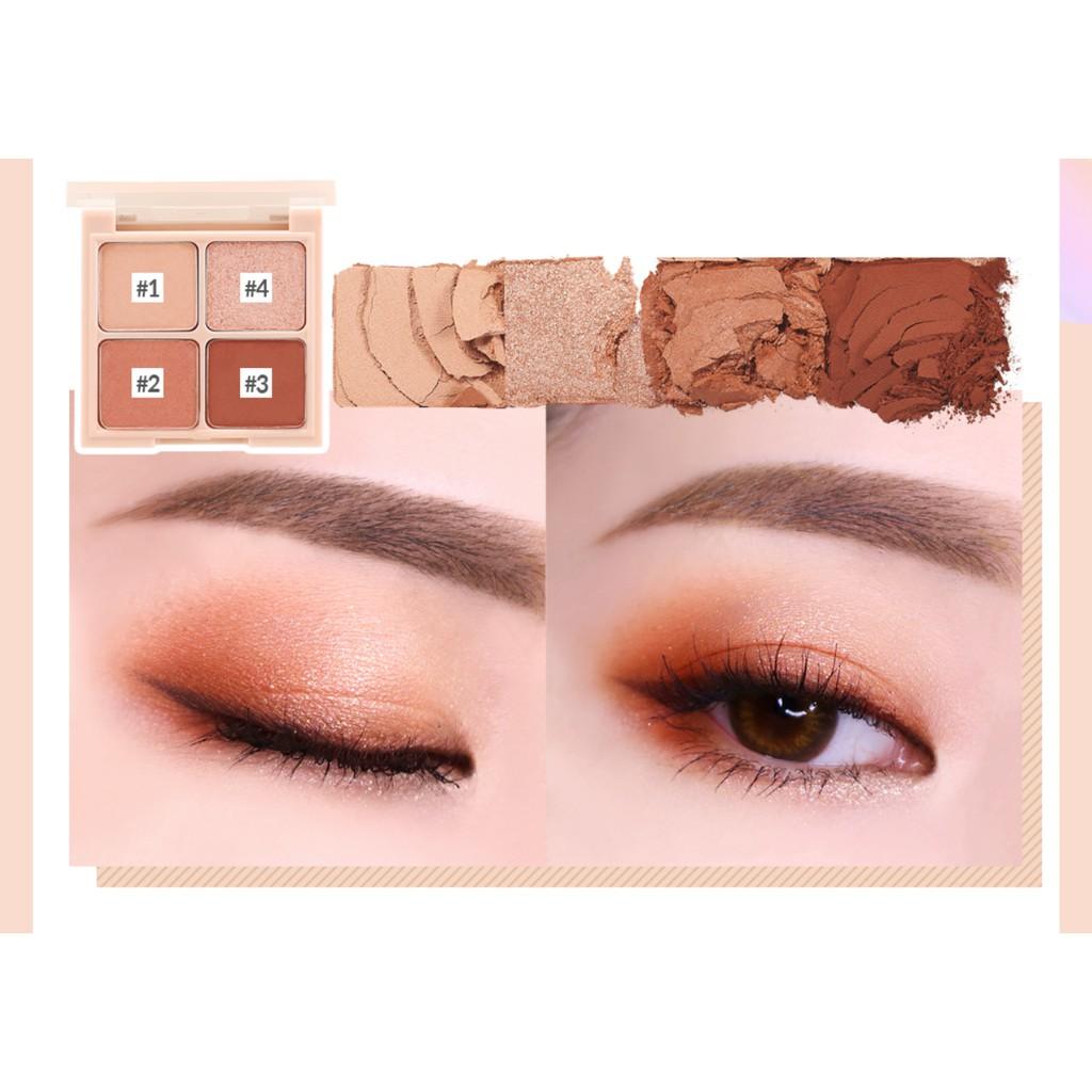 Phấn Mắt 4 Màu Holika Holika Nudrop Shadow Palette 6g