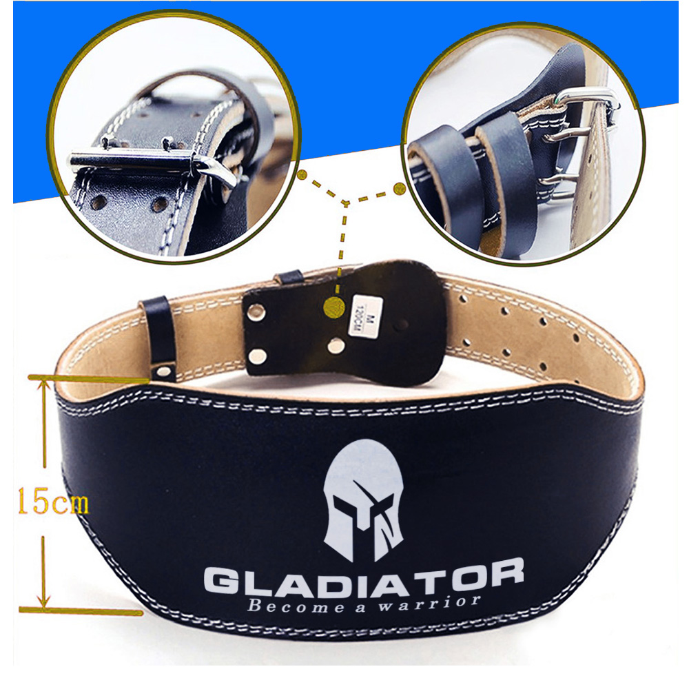 ĐAI LƯNG DA GLADIATOR HỖ TRỢ TẬP GYM -GÁNH TẠ - DEADLIFT Cực chắn chắn