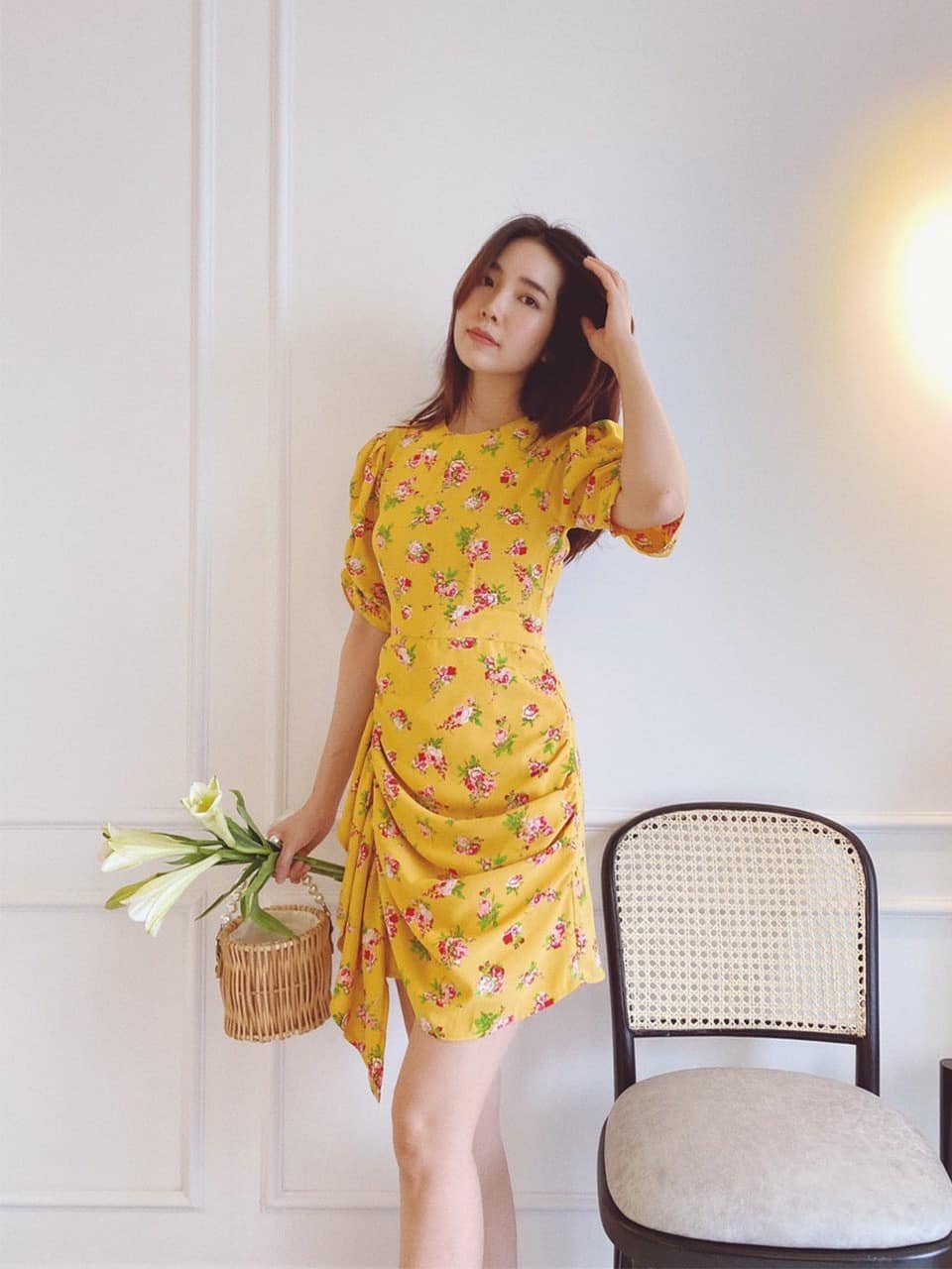 Đầm hoa vàng Jena Dress Gem Clothing SP001079