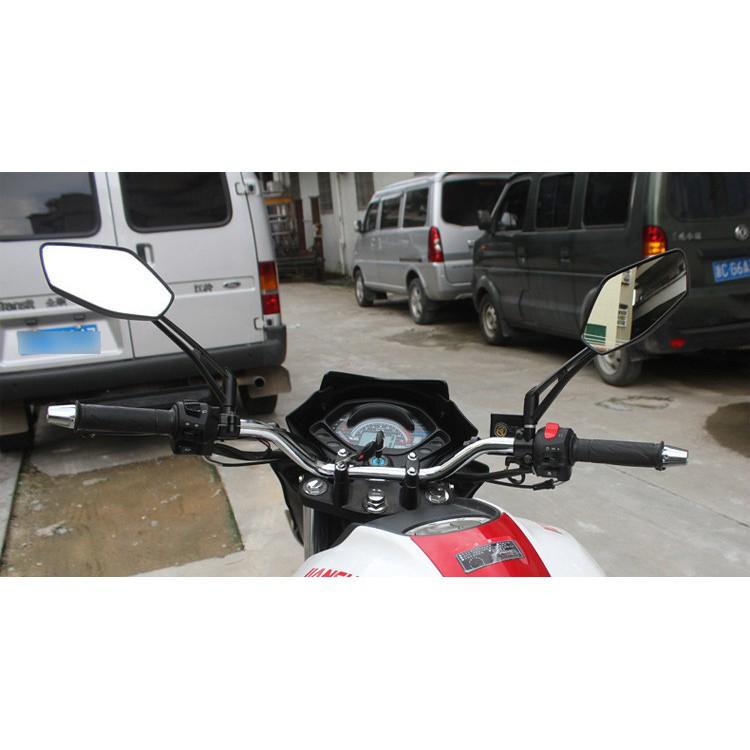Gương chiếu hậu xe máy , chất liệu hợp kim nhôm