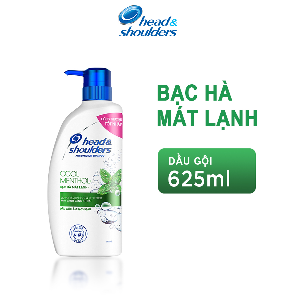 Dầu Gội Head &amp; Shoulders Bạc Hà Mát lạnh 625ml