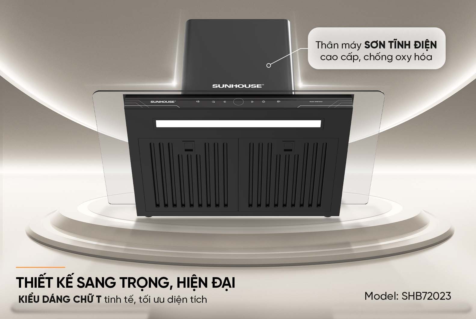 Máy Hút Mùi Chữ T Sunhouse SHB72023 - Hàng Chính Hãng