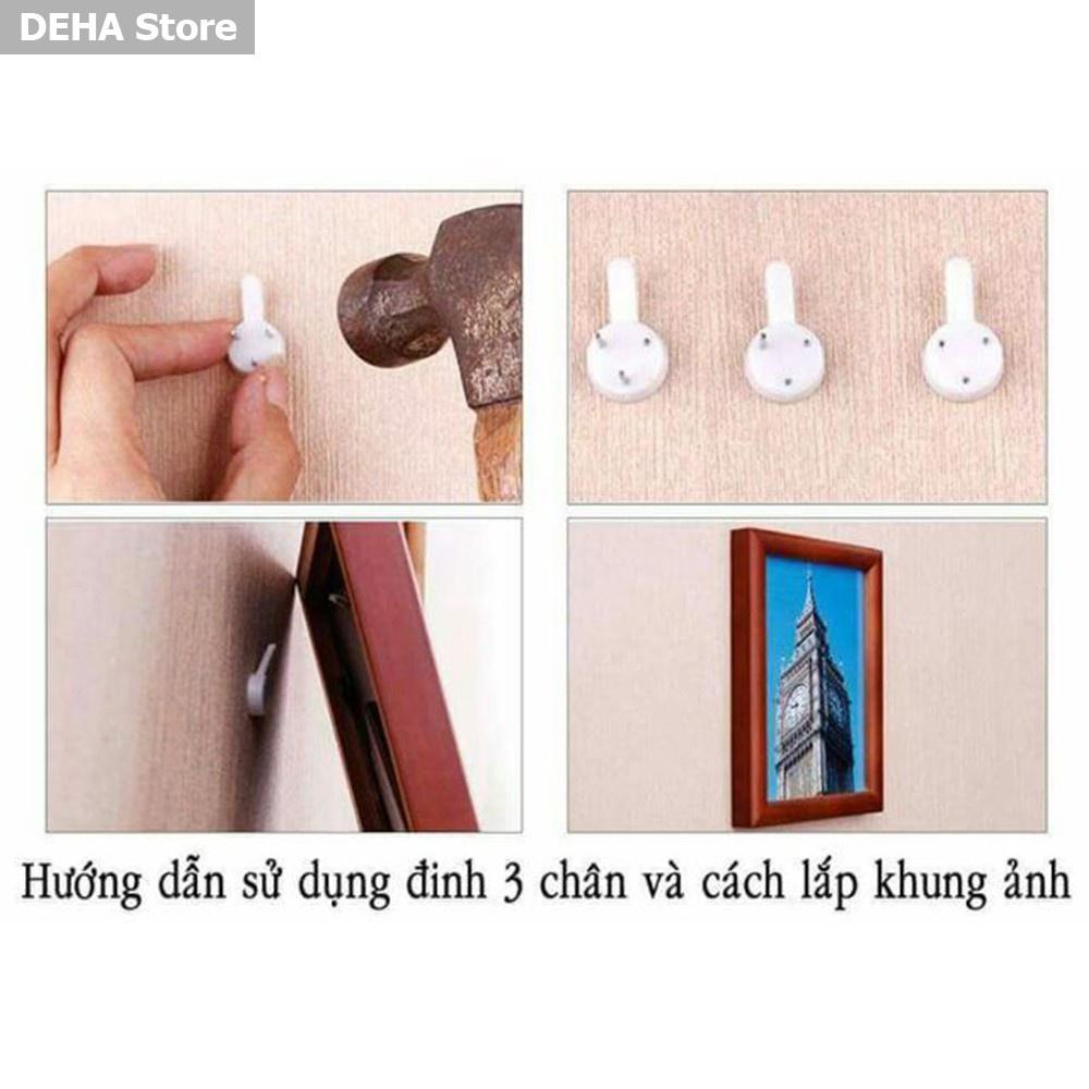 Tranh treo tường tráng gương tri ân thầy cô 3 tặng kèm đinh 3 chân