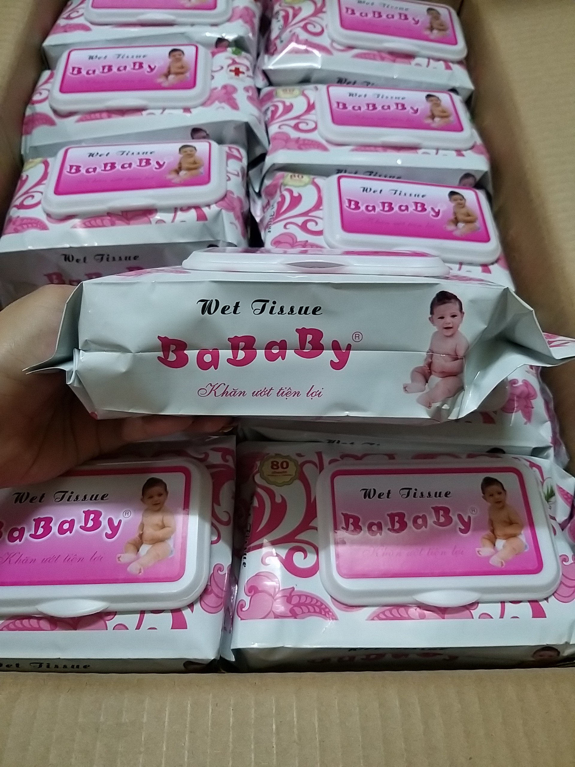 Khăn ướt Bababy 80 tờ