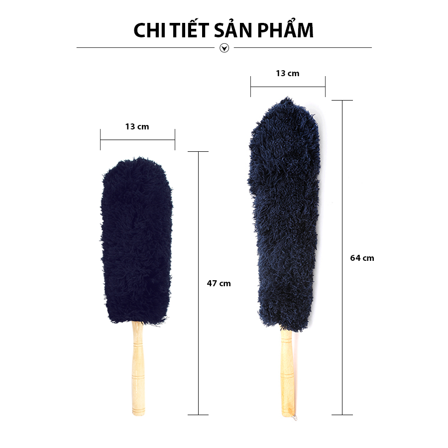Chổi Quét Bụi Ô TÔ Đa Năng NB 47cm