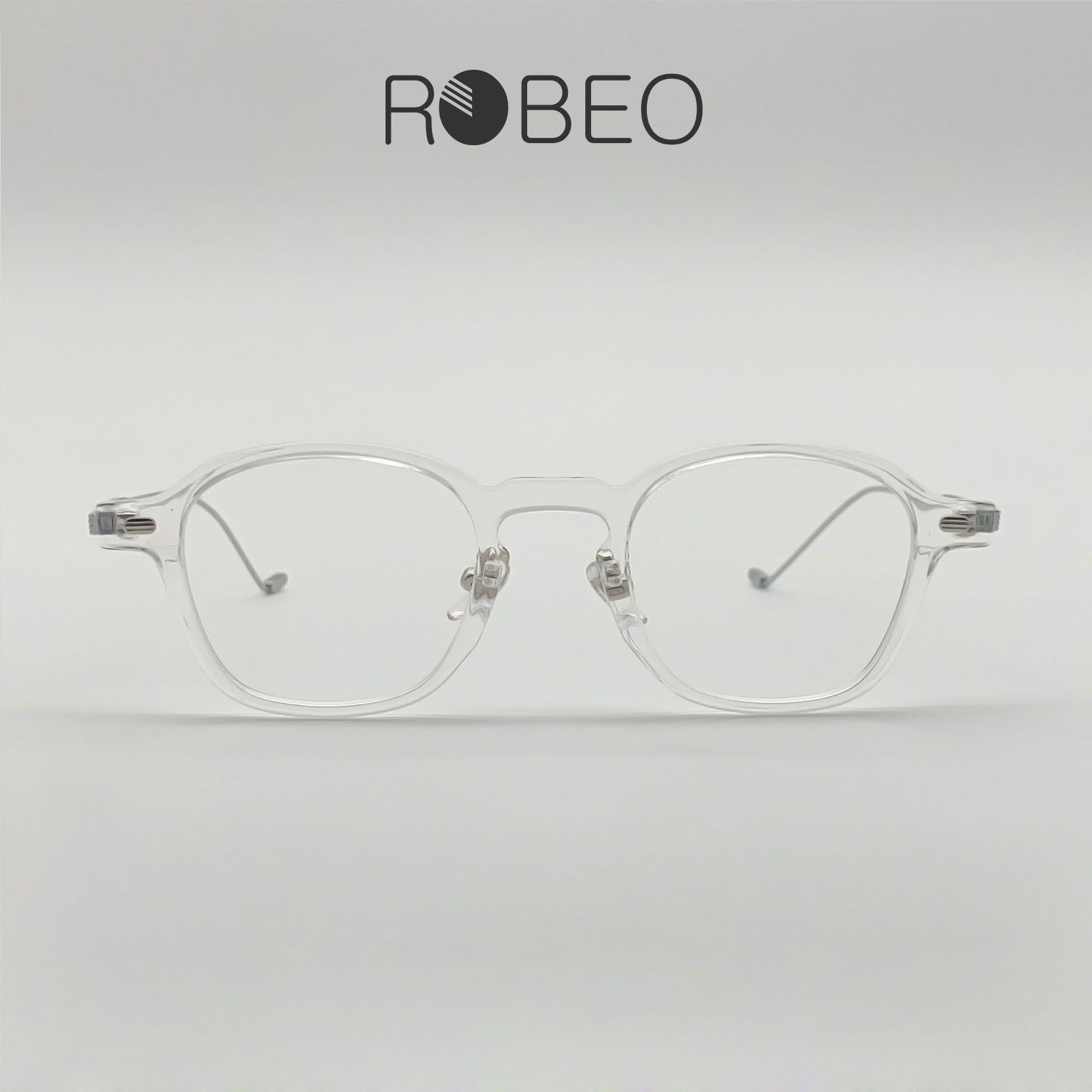 Gọng kính cận nam nữ Titanium-IP ROBEO - R0420 , khung nhựa TR90 mắt chống ánh sáng xanh - Fullbox