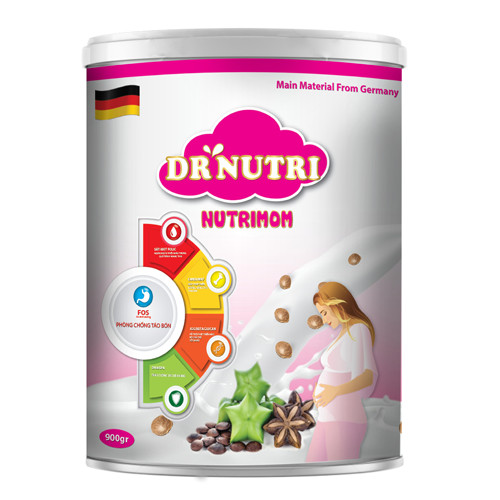 Sữa bà bầu dr nutri mom 900gr