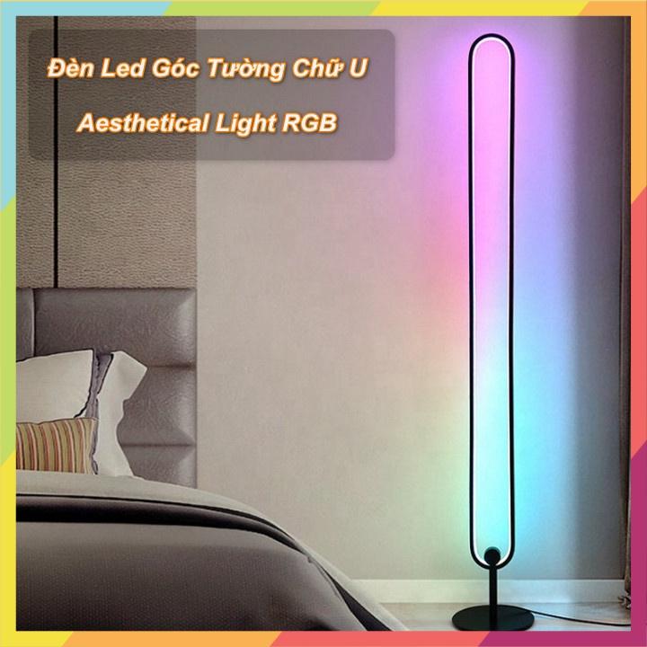 Đèn Led Góc Tường Chữ U Aesthetical Light RGB