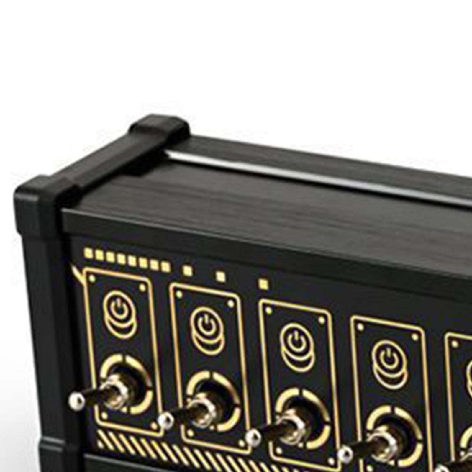 Portable 6 Port USB Hub Lightweight Power Adapter Splitter Expander Notebook