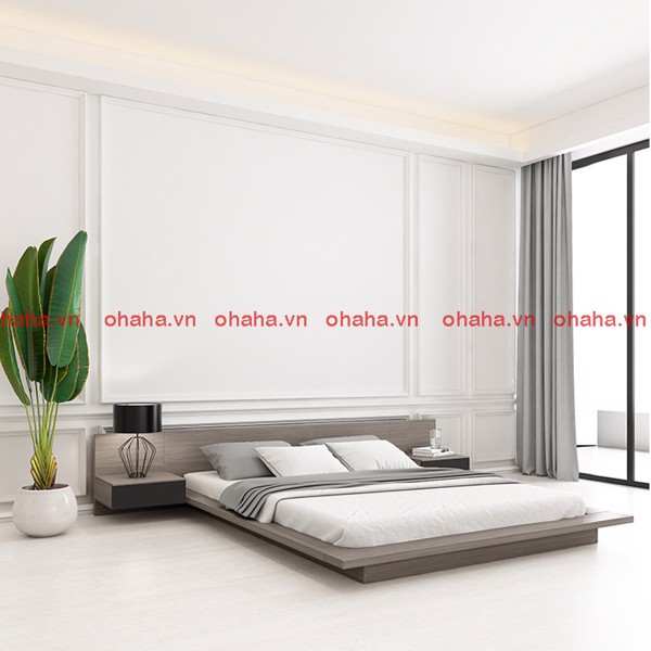 GIƯỜNG NGỦ CAO CẤP OHAHA 002- GRAY