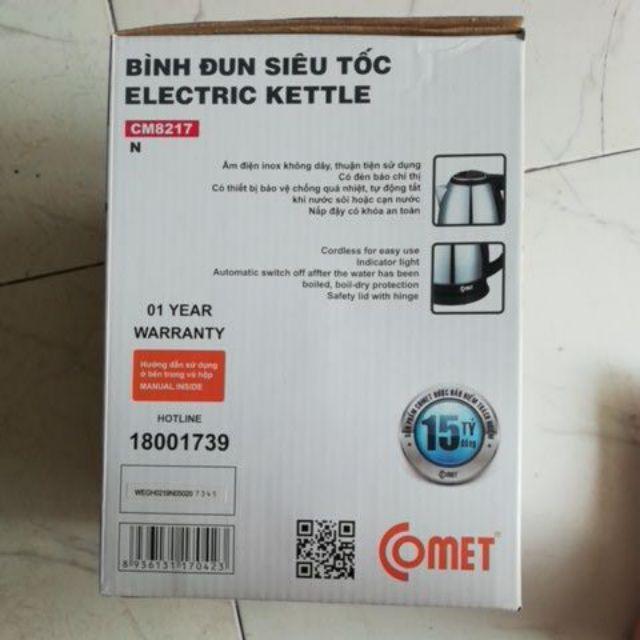 Bình đun siêu tốc Comet CM8219️️