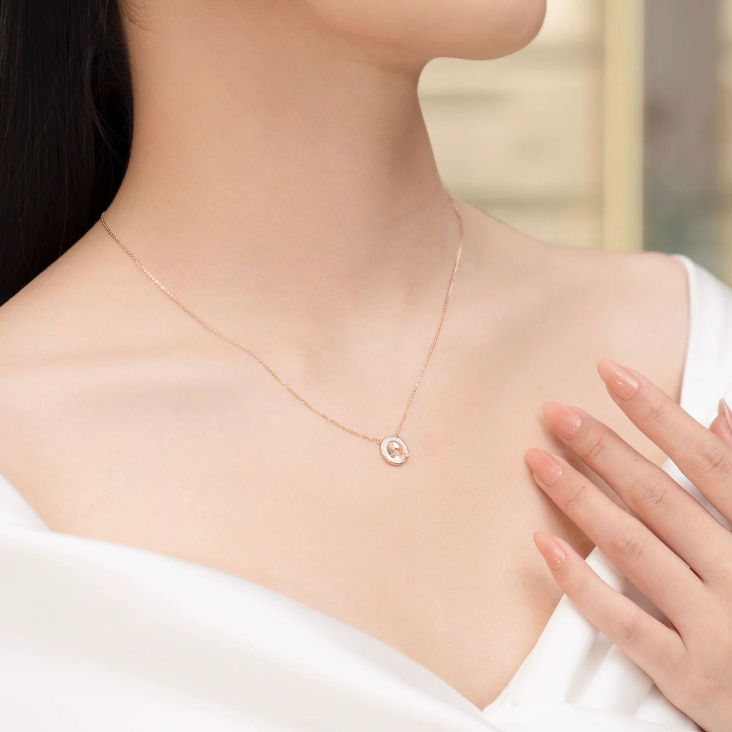 Dây Chuyền Vàng 18K DCZ010 Huy Thanh Jewelry