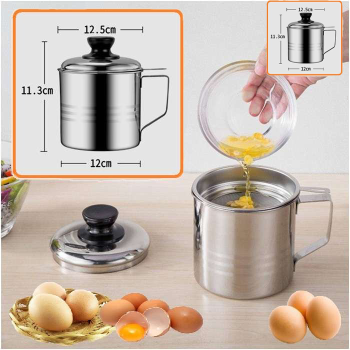 Ca Lọc Dầu Ăn INOX 304. Lọc Dầu Ăn Xả Bỏ Cặn