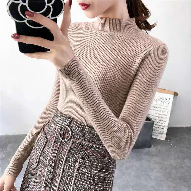 Áo len cổ 3 phân thời trang siêu xinh loại đẹp AL125