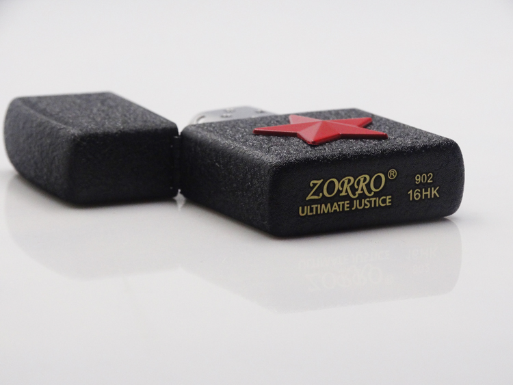Vỏ Hột Quẹt Bật Lửa Zorro Z91257A Thiết Kế Độc Lạ Hình Ngôi Sao - Dùng Xăng Bấc Đá