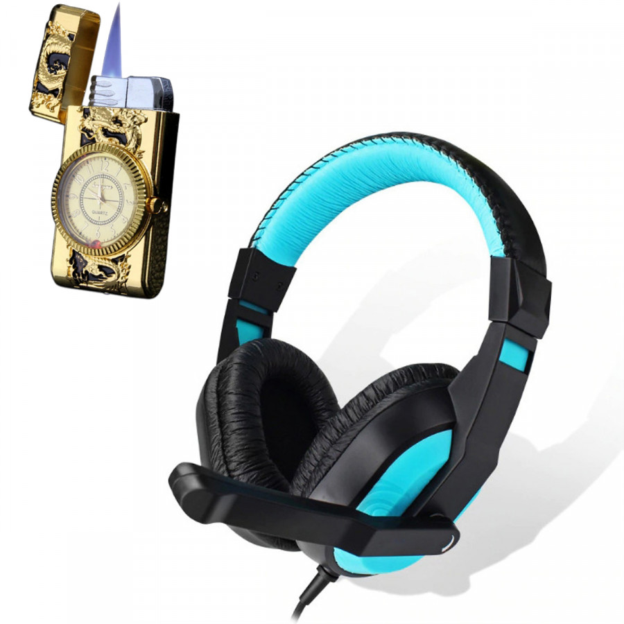 Tai nghe chụp tai kèm mic đàm thoại CT-770 dành cho game thủ chống nhiễu, chống ồn tốt + Tặng hộp quẹt bật lửa ngọn móng rồng cao cấp