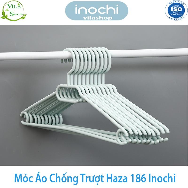 Móc Treo Quần Áo, Móc Quần Áo Chống Trượt Hara 186, Bộ Sưu Tập Móc Quần Áo Người Lớn Nhựa Cao Cấp Inochi